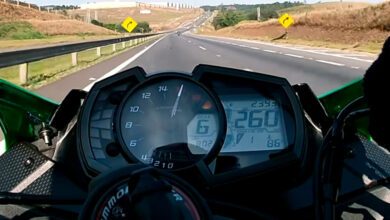 Kawasaki ZX-6R максимальная скорость