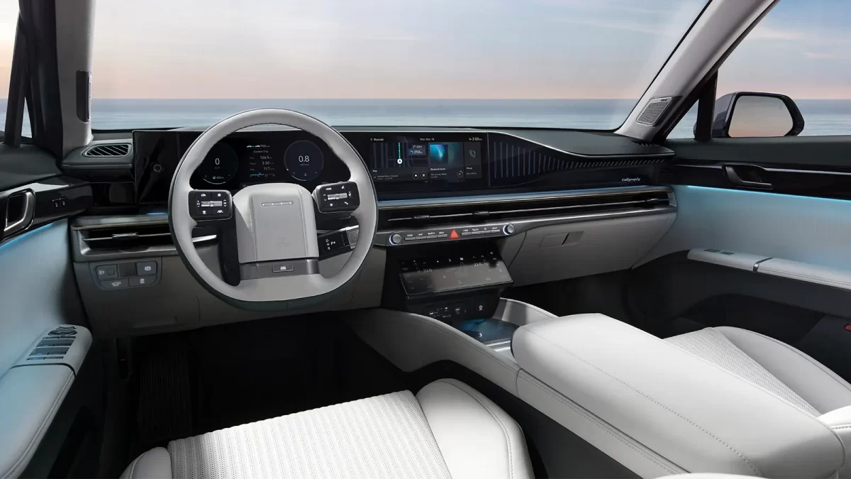 приборная панель, ГУ и центральная консоль - место водителя Grandeur VII