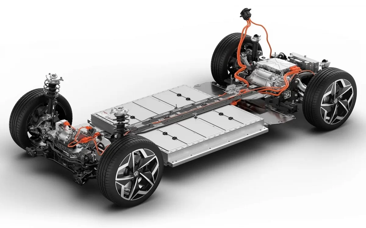 тяговая батарея и ходовая часть