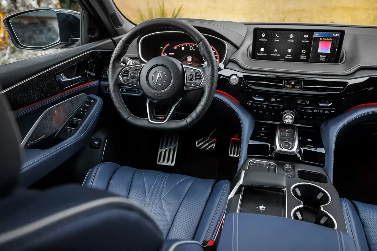 интерьер салона спортивной Тайп S MDX IV интерьер салона спортивной Тайп S MDX IV