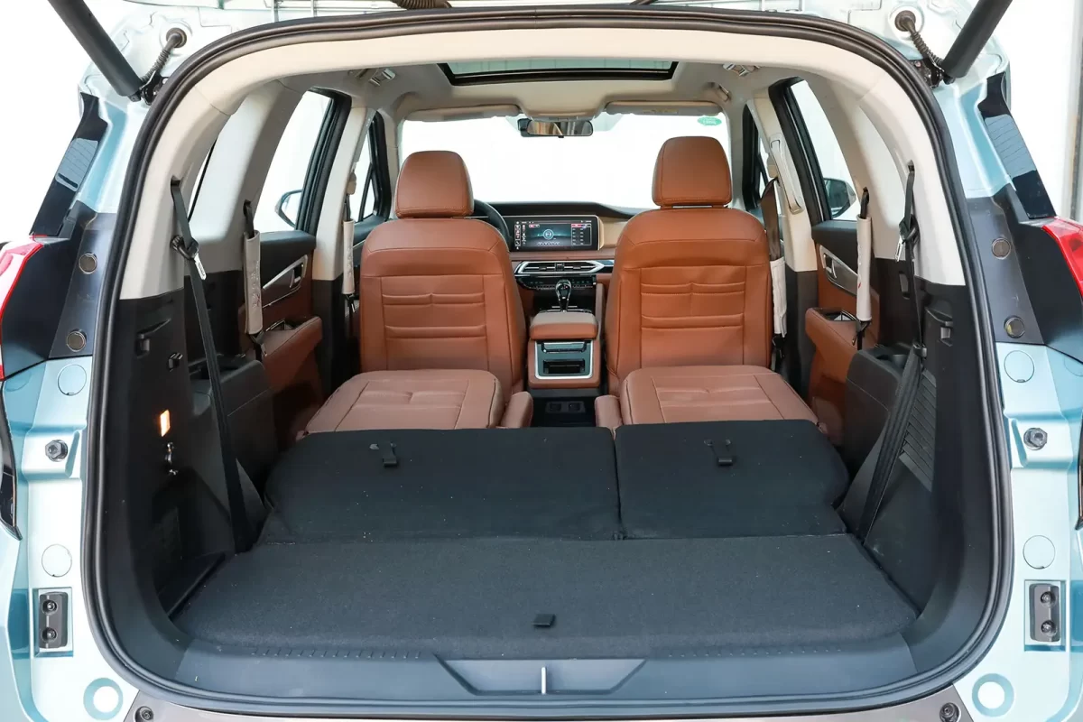 максимальная багажная вместимость минивэна Haima 7X