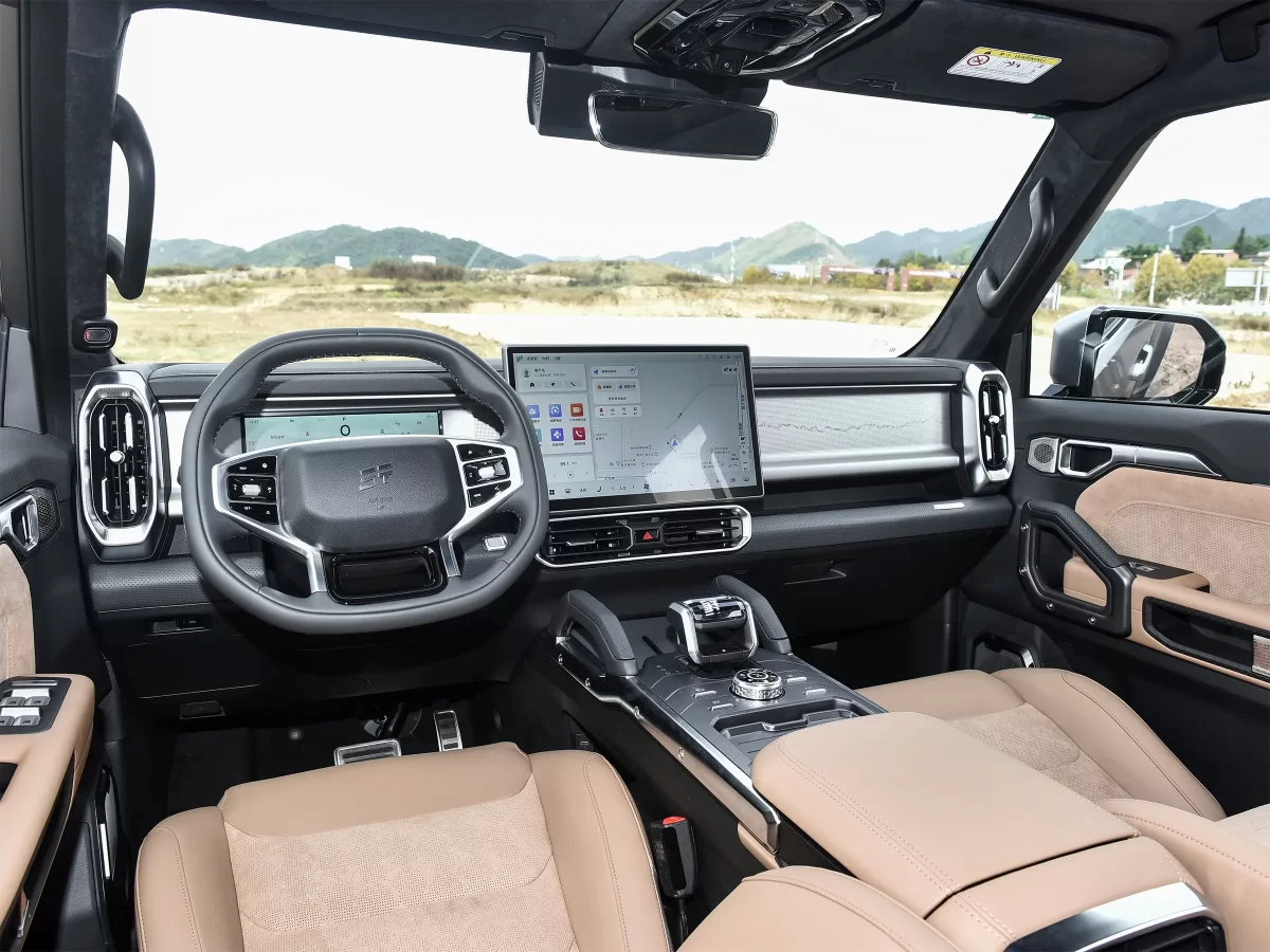интерьер салона Jetour T2 Traveller интерьер салона Jetour T2 Traveller