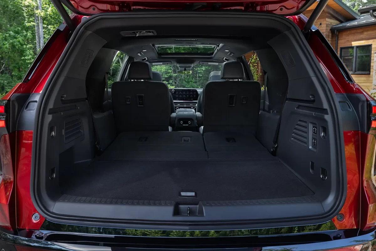 возможности трансформации салона в Chevrolet Traverse 3