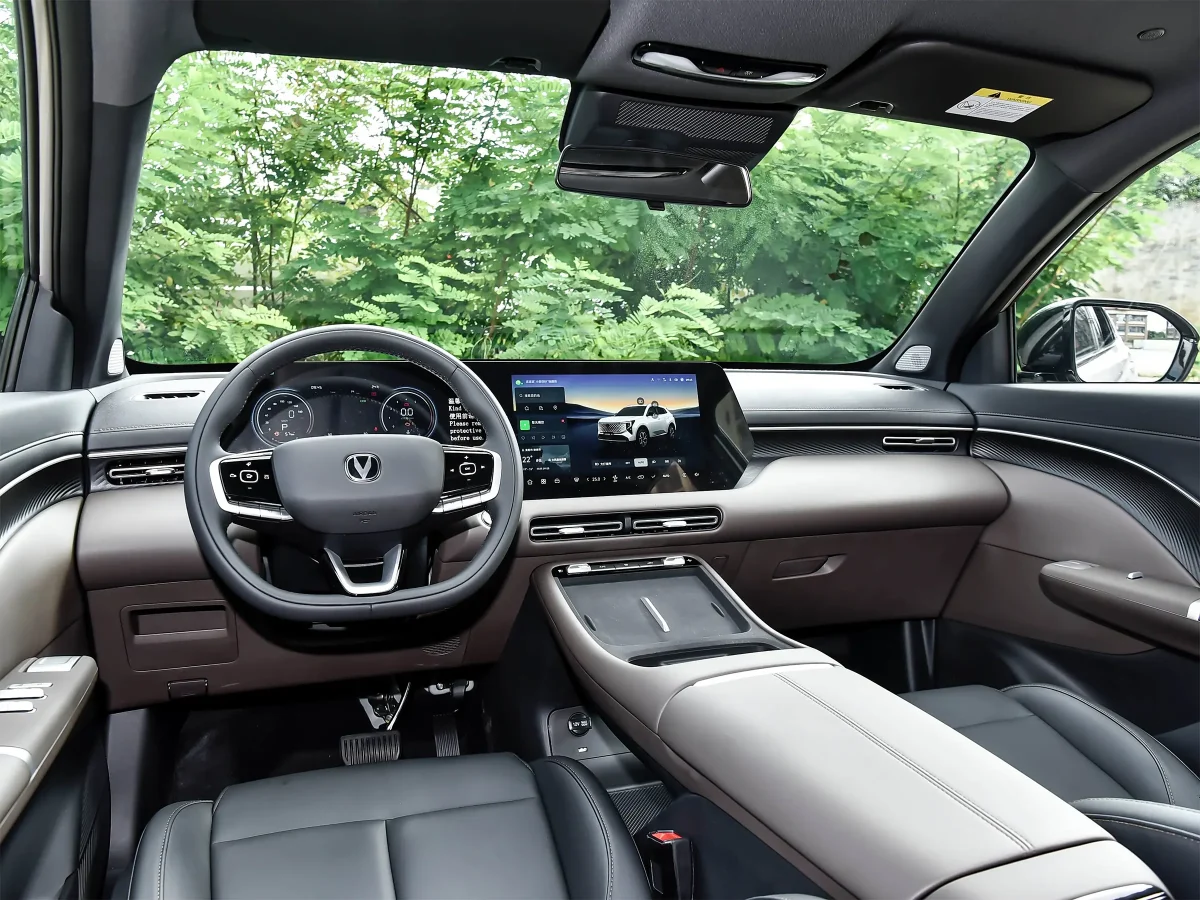 интерьер салона Changan UNI-S 2026 года в России