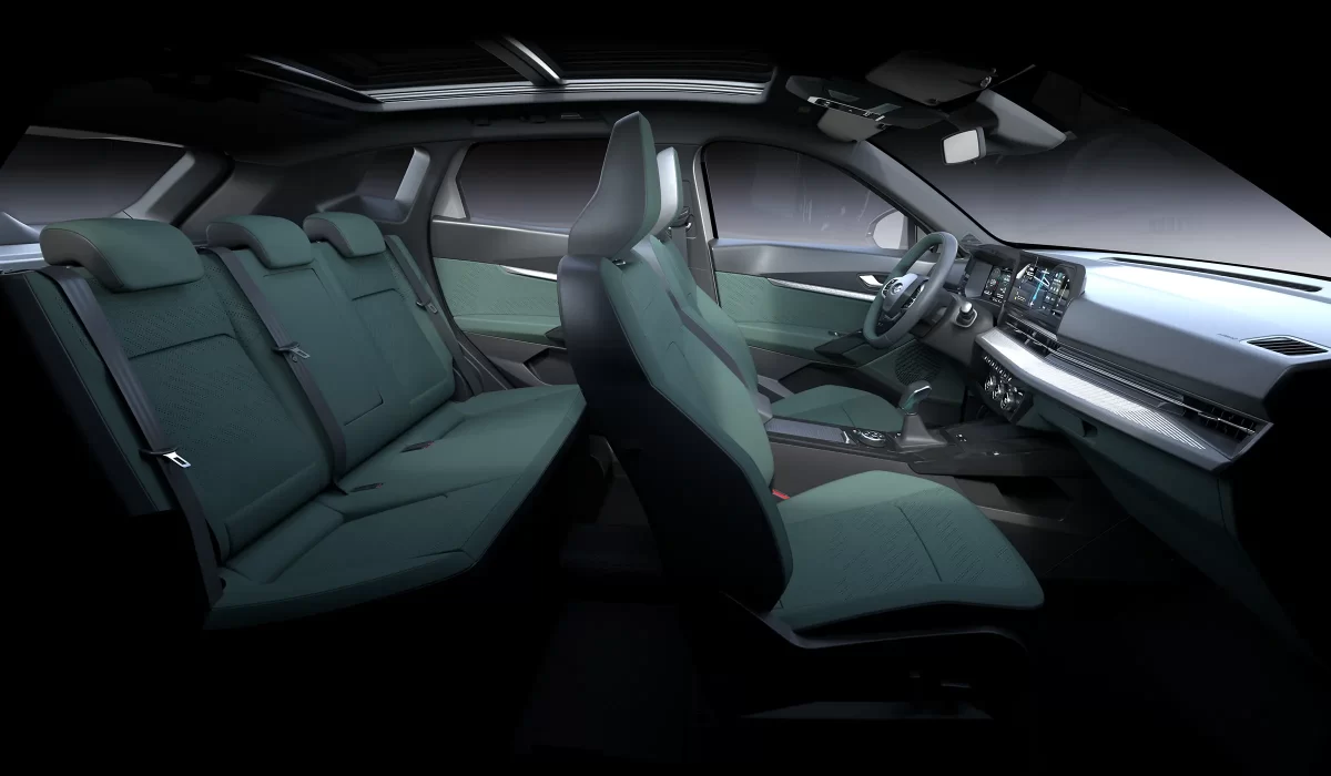 в салоне кроссовера Лада Азимут