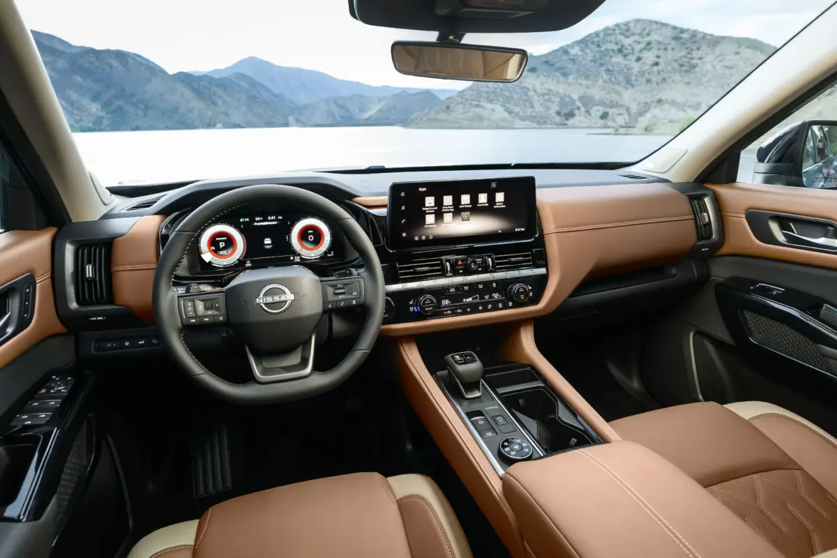интерьер салона 2026'Pathfinder R53 от Nissan интерьер салона 2026'Pathfinder R53 от Nissan